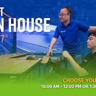 A promotional banner for CE-CERT’s Open House on October 7. The image shows a researcher standing beside a student using a connected vehicle driving simulator with three large curved monitors displaying a virtual roadway. Text on the left reads "CE-CERT Open House – October 7" and on the bottom right: "Choose your session: 10:00 AM – 12:00 PM or 1:30 PM – 3:30 PM." The UCR CE-CERT branding is present.