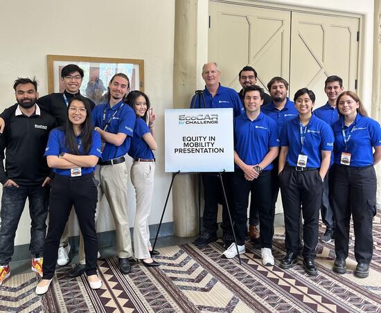 UCR EcoCAR Team Competes in Year 2 of EcoCAR EV Challenge